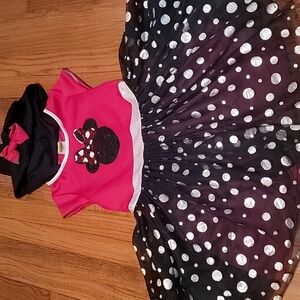 Disney Red And Black Minnie Mouse Dress
